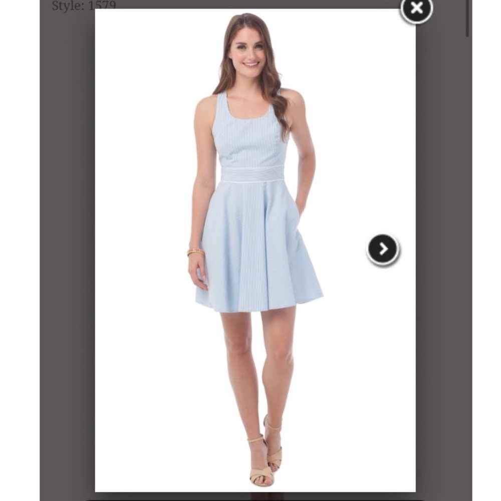 Light Blue Seersucker Southern Tide Dress!
